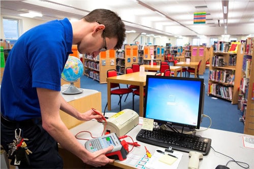 PAT testing equipment used by M1 Testing Ltd in Shrewsbury Shropshire